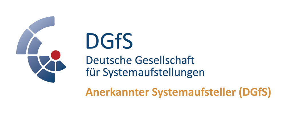 Siegel zertifizierter Systemaufsteller bei der Deutschen Gesellschaft für Systemaufstellungen
